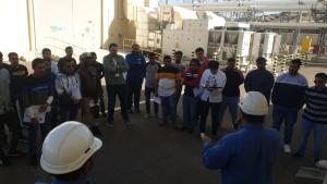 Students of the Department of Electrical Engineering Visit Al-Mashaer Station in Mecca Controlled by the Saudi Electricity Company